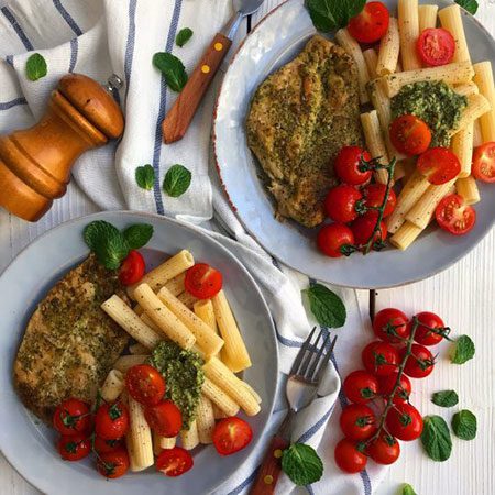 طرز تهیه مرغ با طعم پستو مرحله به مرحله طرز تهیه مرغ با طعم پستو مرحله به مرحله