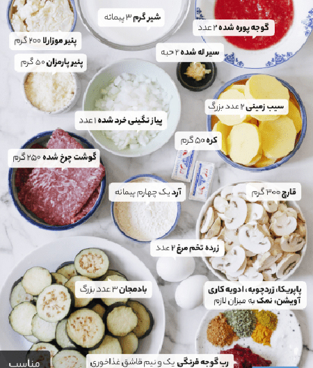 طرز تهیه موساکا بادمجان؛ غذای یونانیِ خوشمزه طرز تهیه موساکا بادمجان؛ غذای یونانیِ خوشمزه