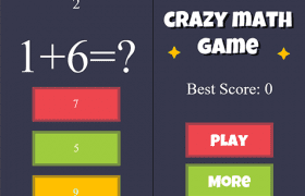 بازی آنلاین ریاضی Crazy Math